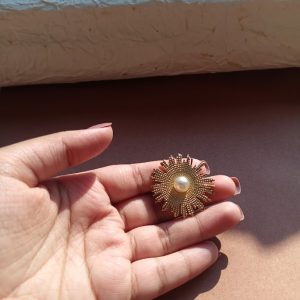 Pearl Daisy Earrings - Image 2