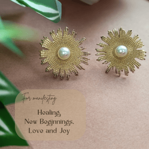 Pearl Daisy Earrings
